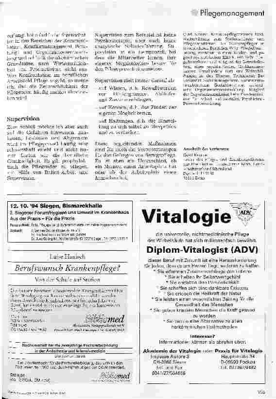 Vorschauseite 3: Über das Einlassen und Loslassen in der Krankenpflege