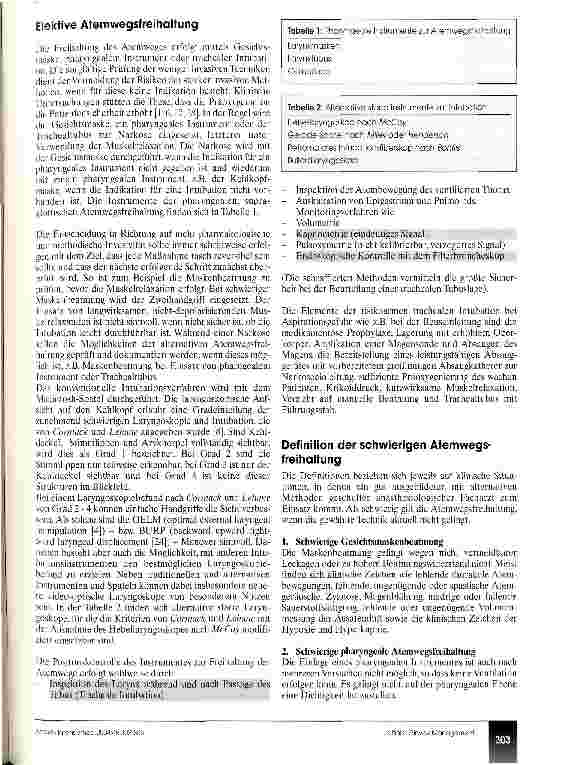 Vorschauseite 2: Airway Management Leitlinie der Deutschen Gesellschaft für Anästhesiologie und Intensivmedizin