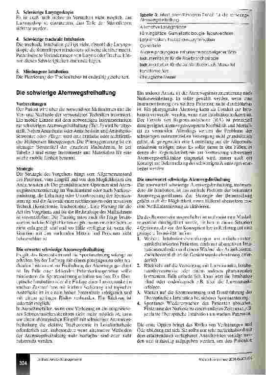 Vorschauseite 3: Airway Management Leitlinie der Deutschen Gesellschaft für Anästhesiologie und Intensivmedizin