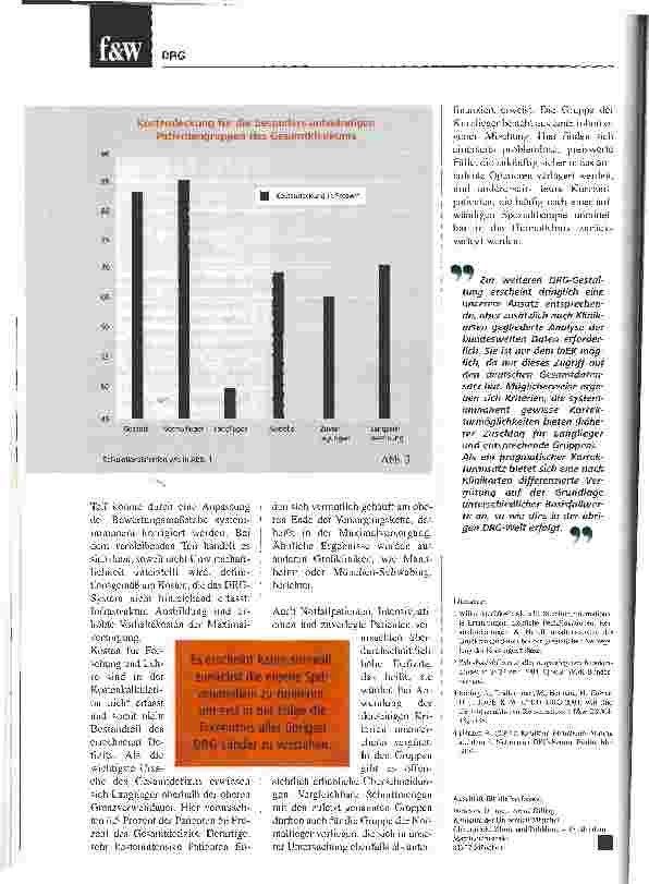 Vorschauseite 4: Ausmaß und Ursachen der UnterfinanzierungDRG und Krankenhäuser der Maximalversorgung
