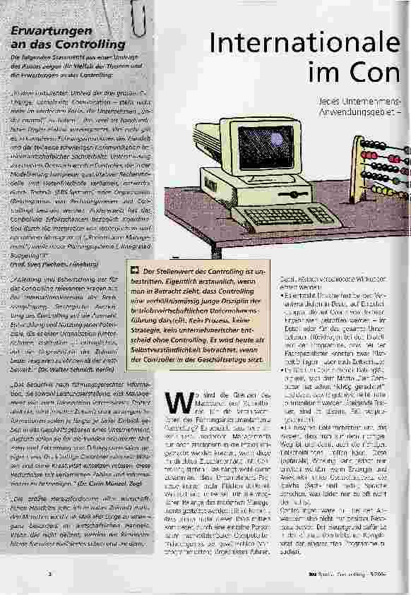 Vorschauseite 1: Internationale Trends im Controlling