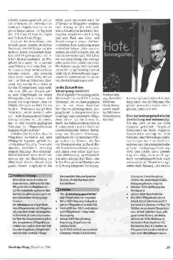 Vorschauseite 2: Offen für Kooperationen