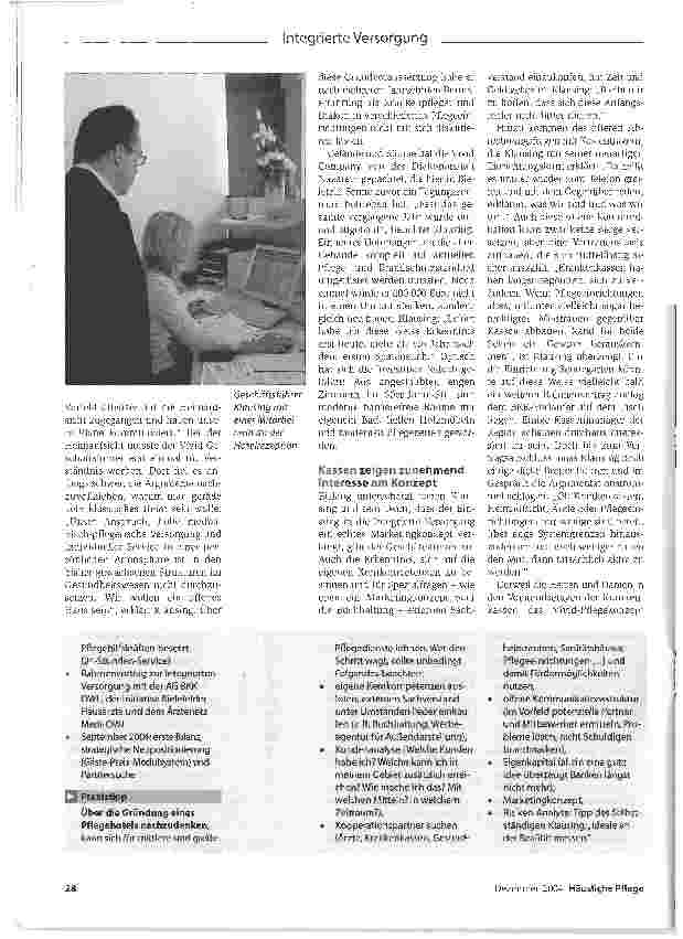 Vorschauseite 3: Offen für Kooperationen