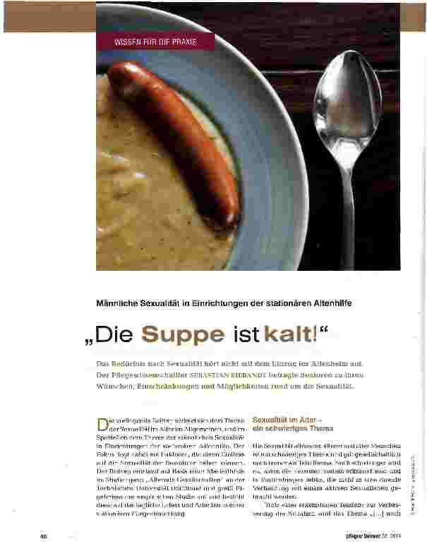 Vorschauseite 1: Die Suppe ist kalt!