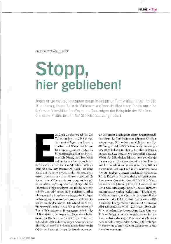 Vorschauseite 1: Stopp, hier geblieben!