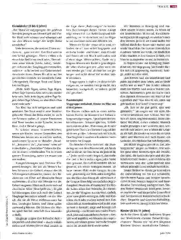 Vorschauseite 2: Singt die Lieder, die man aus eurem Mund nicht erwartet. ..