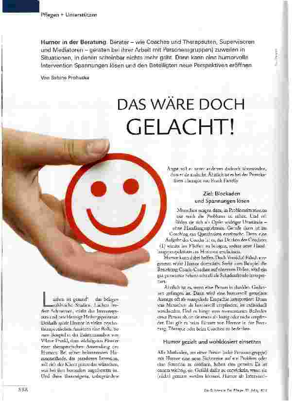 Vorschauseite 1: DAS WÄRE DOCH GELACHT!