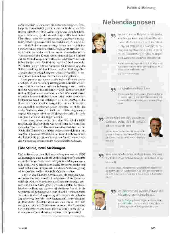Vorschauseite 2: Armutszeugnis für die Selbstverwaltung