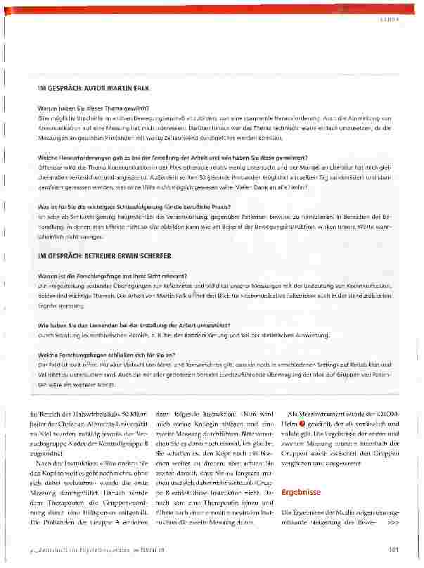 Vorschauseite 2: Inwieweit beeinflusst eine anspornende Instruktion das aktive Bewegungsausmaß?