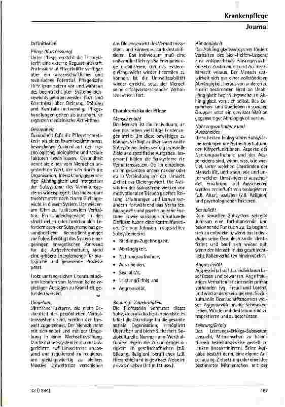 Vorschauseite 2: Modelle des Menschen und der Pflege