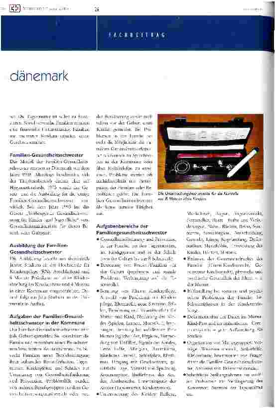 Vorschauseite 3: Organisation der Gesundheitssystems in Dänemark