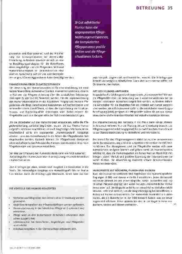 Vorschauseite 2: Lachen ist gesund