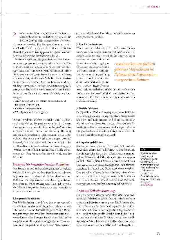 Vorschauseite 2: Das Bedürfnis zählt