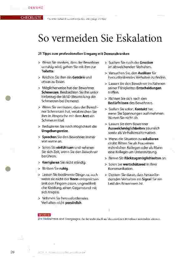 Vorschauseite 5: Das Bedürfnis zählt