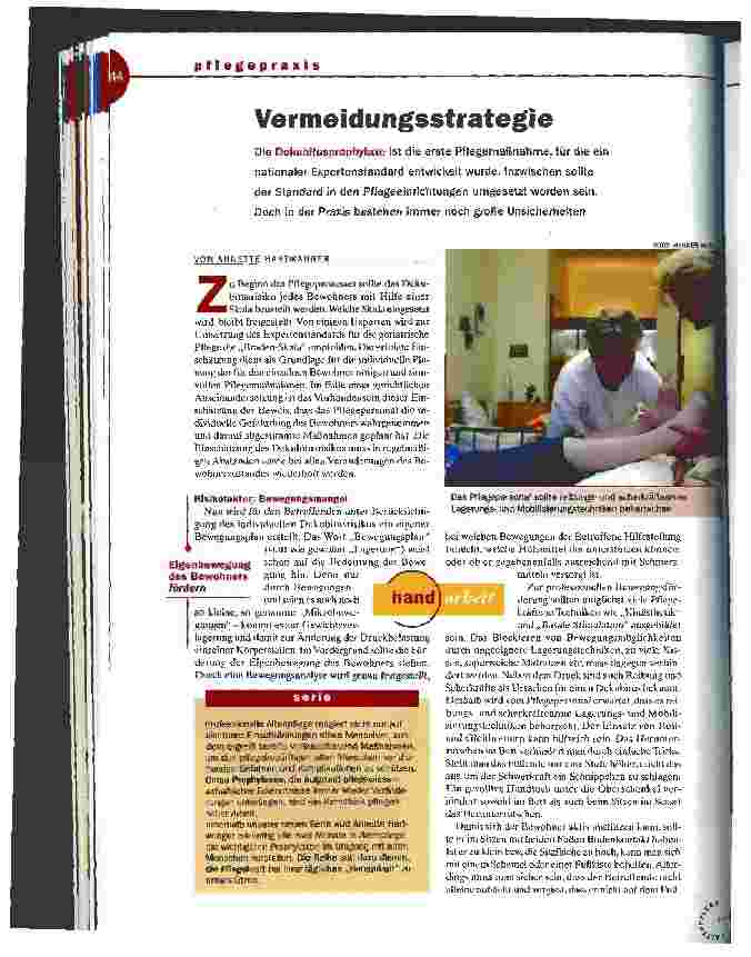 Vorschauseite 1: Vermeidungsstrategie