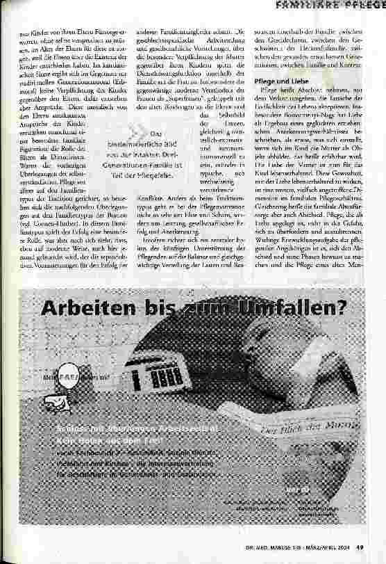 Vorschauseite 4: Irgendwie reingeschlittert Häusliche Pflege und die Geschlechterrollen Geschlechterrollen.