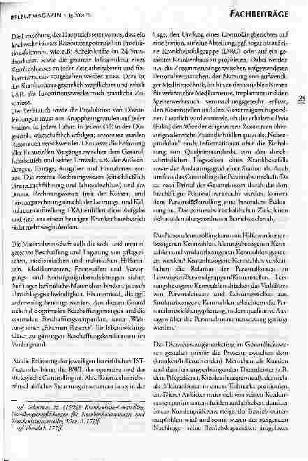 Vorschauseite 4: Der Beitrag der Betriebswirtschaftslehre für das Pflegemanagement