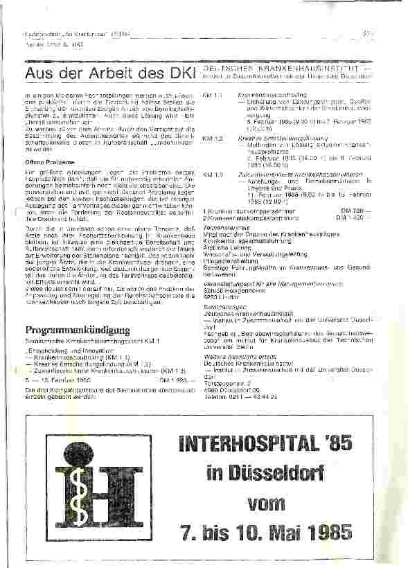 Vorschauseite 3: Neureglung des Bereitschaftsdienstes