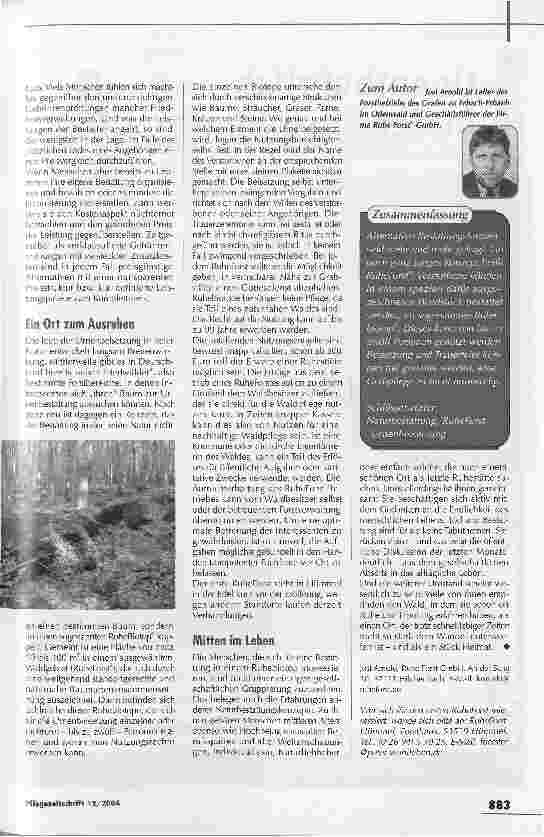 Vorschauseite 2: Letzte Ruhestätte in der Natur
