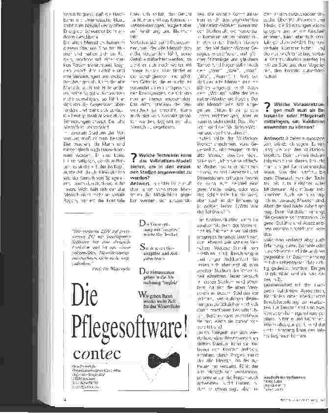 Vorschauseite 2: Eine Methode, der ich den Namen Validation gab Interview mit Naomi Feil