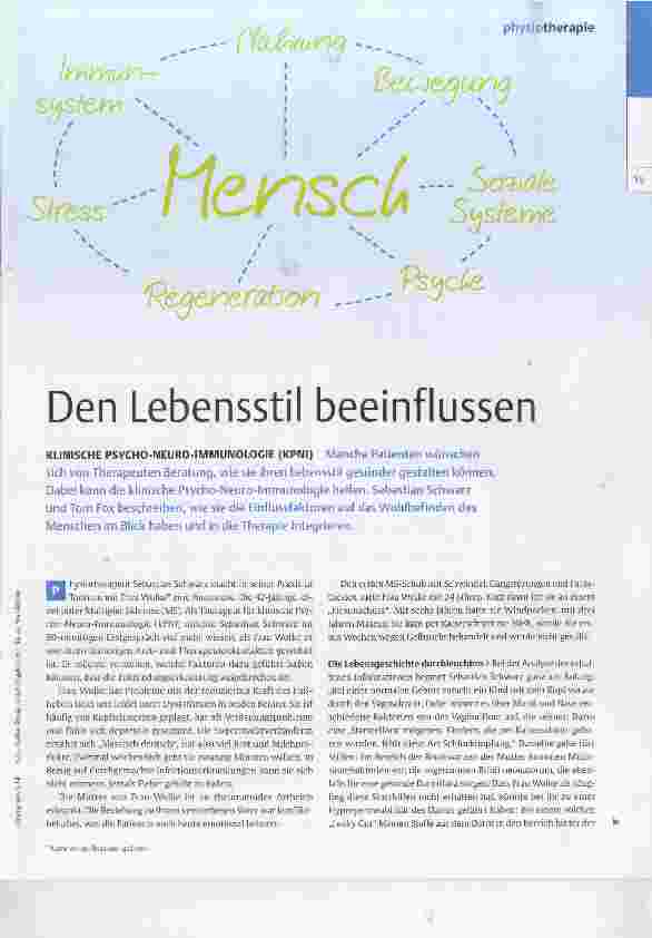 Vorschauseite 1: Den Lebensstil beeinflussen