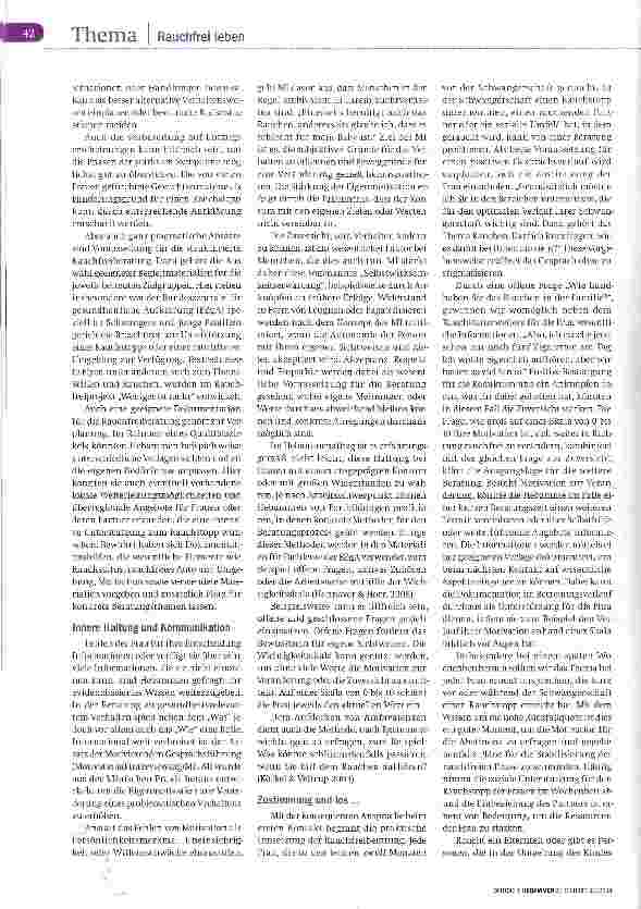 Vorschauseite 3: Rauchfreiberatung auch das noch?