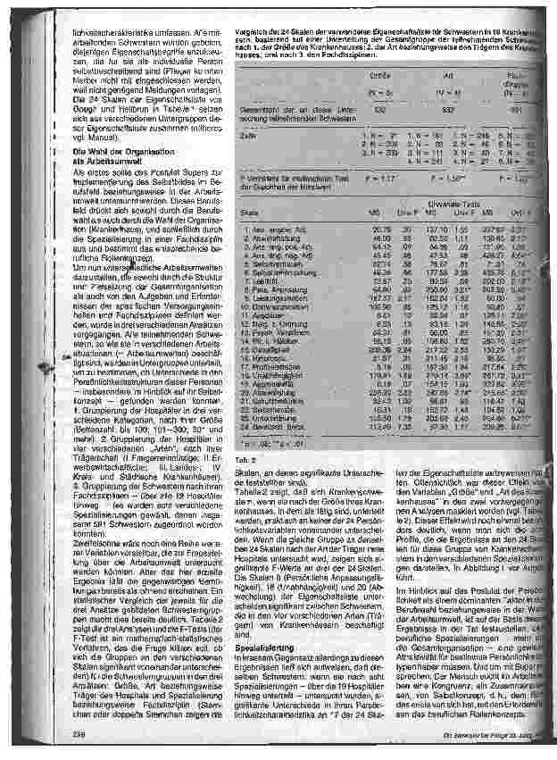 Vorschauseite 6: Die Rolle der Persönlichkeit in Berufswahl und Spezialisierung aufgezeichnet am Beispiel des Krankenpflegeberufes