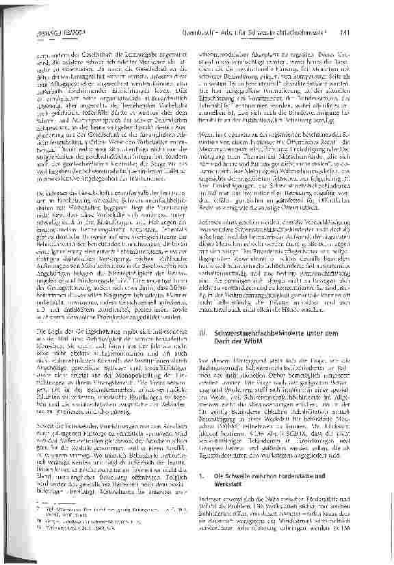 Vorschauseite 2: Arbeit für Schwerstmehrfachbehinderte?