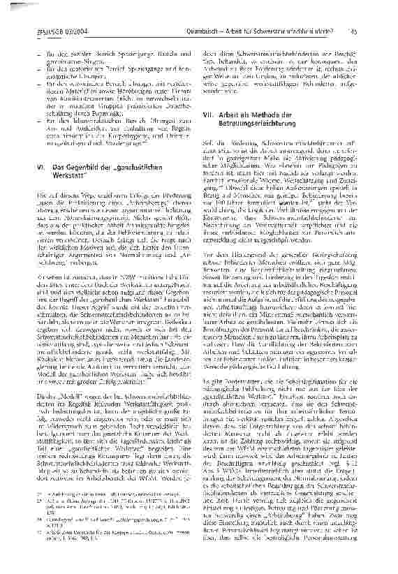 Vorschauseite 6: Arbeit für Schwerstmehrfachbehinderte?