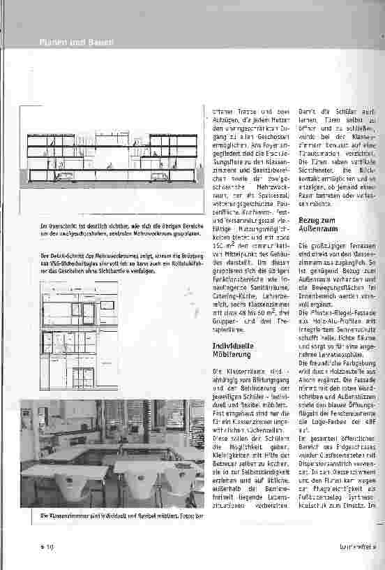Vorschauseite 4: Eine moderne Architektur unterstützt das Betreuungskonzept