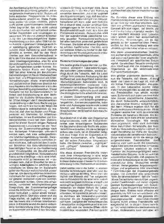 Vorschauseite 3: Arbeitsmedizin 12. Folge: Leberschäden aus arbeitsmedizinischer Sicht