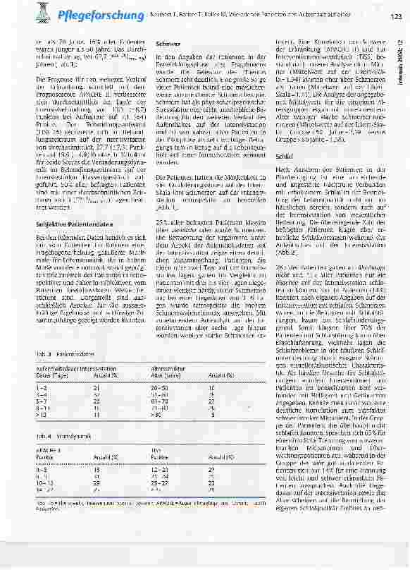 Vorschauseite 4: Wie erleben Patienten den Aufenthalt auf einer chirurgischen Intensivstation? Eine prospektive Beobachtungsstudie aus Sicht der Pflege