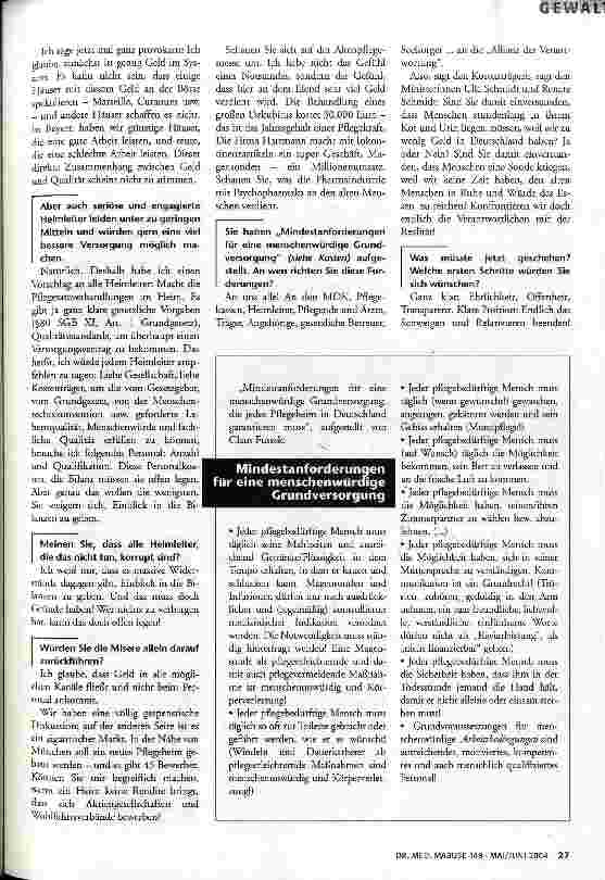 Vorschauseite 3: Das Schweigen beenden!
