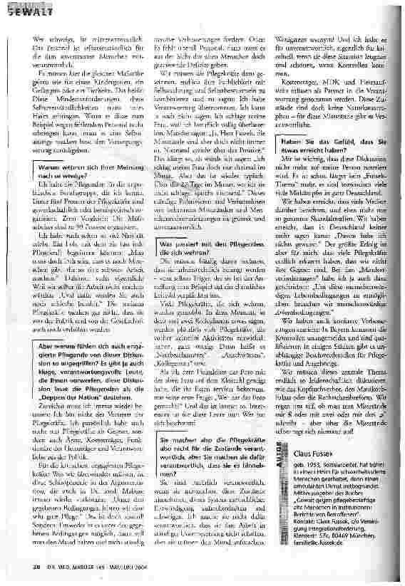 Vorschauseite 4: Das Schweigen beenden!