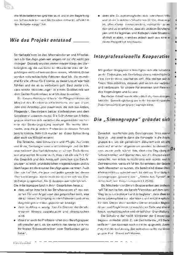 Vorschauseite 2: Mensch sein - bis zuletzt