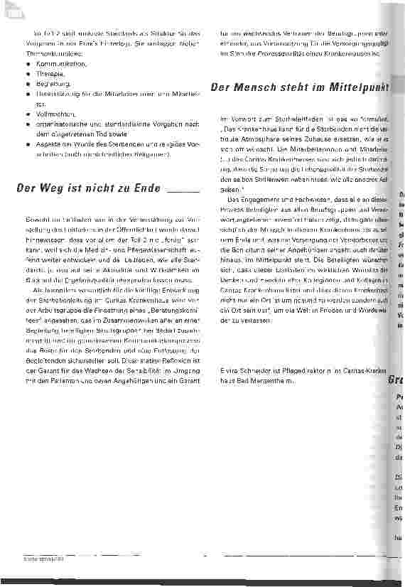 Vorschauseite 4: Mensch sein - bis zuletzt