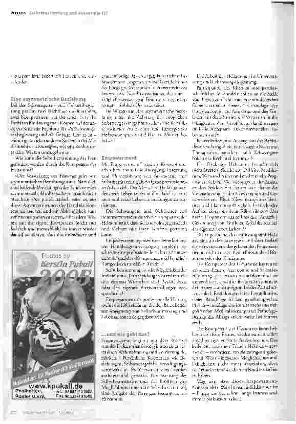 Vorschauseite 3: Autonomie der Schwangeren und Kompetenz der Hebammen (2)