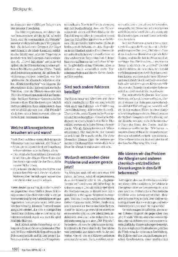 Vorschauseite 2: Die Hygienehypothese - wer sind „die Guten und wie schützt man sich gegen „die Bösen?