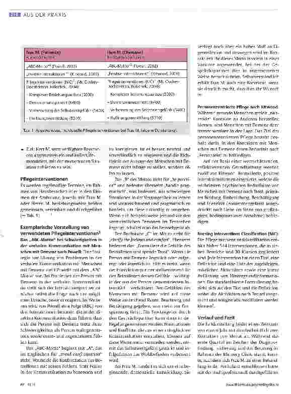 Vorschauseite 4: Potenziale der Pflege