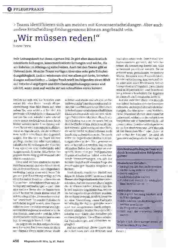 Vorschauseite 1: Wir müssen reden!