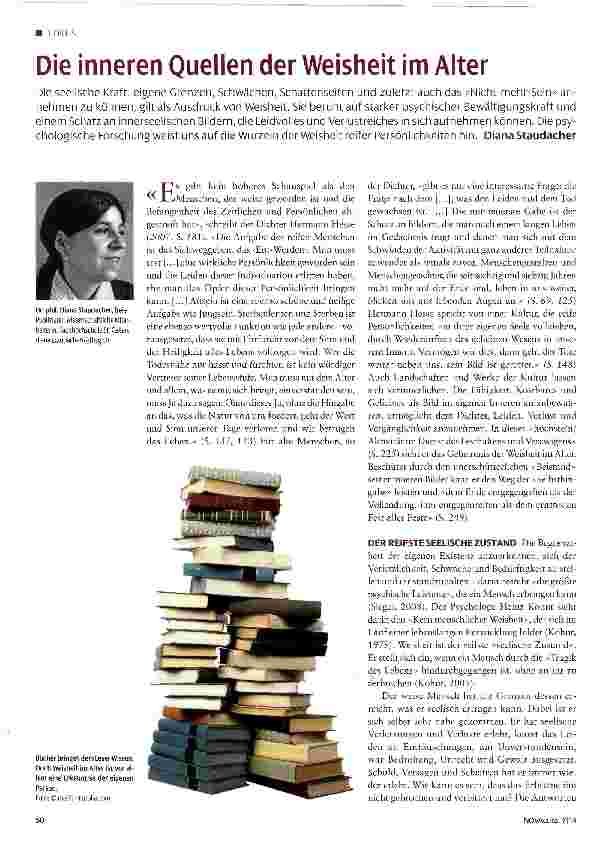 Vorschauseite 1: Die inneren Quellen der Weisheit im Alter