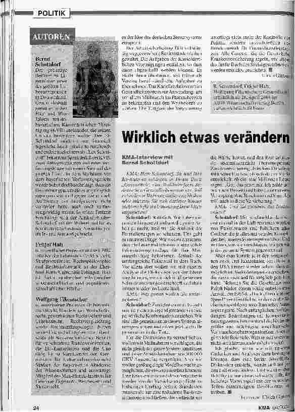 Vorschauseite 3: Gesundheitssystem: Anstiftung zur Revolution