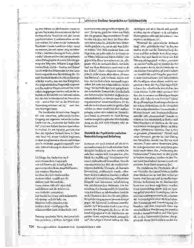 Vorschauseite 2: Zur Kulturgeschichte der Psychiatrie