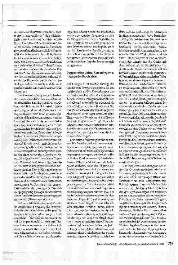 Vorschauseite 5: Zur Kulturgeschichte der Psychiatrie