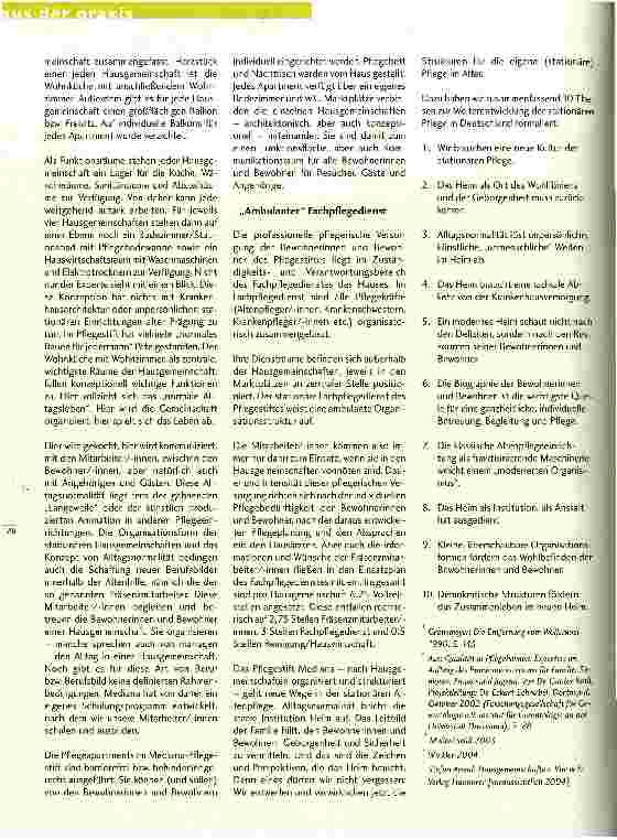 Vorschauseite 3: Alltagsnormalität im Heim - Hausgemeinschaften auf dem Weg zur Regelversorgung?!