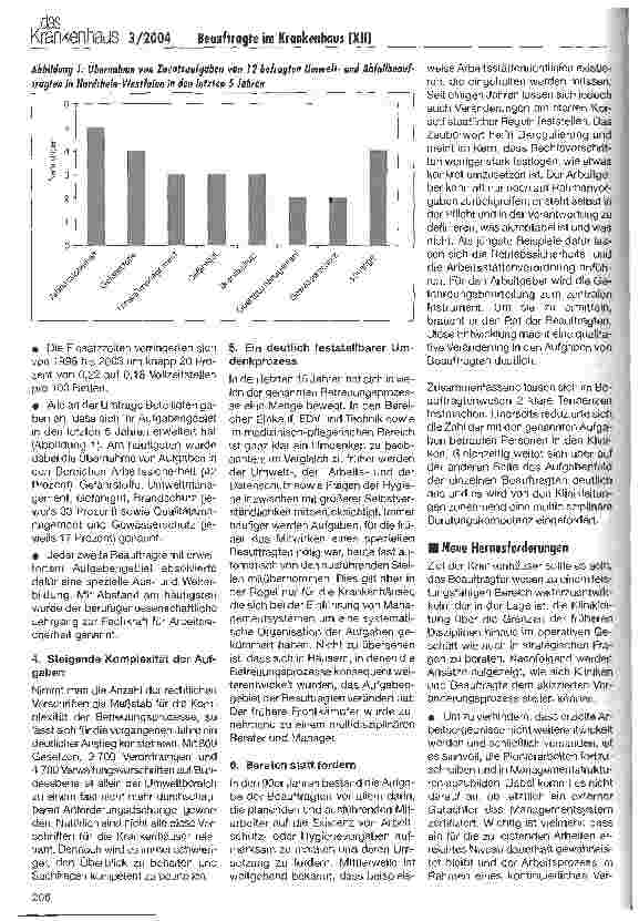 Vorschauseite 3: Beauftragte im Krankenhaus (XII) Neue Impulse für ein leistungsfähiges Beauftragtenwesen im Krankenhaus