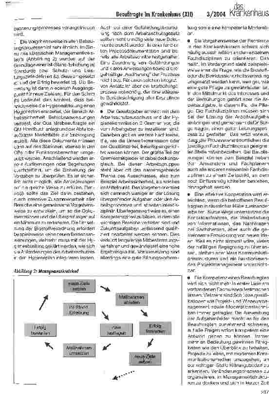 Vorschauseite 4: Beauftragte im Krankenhaus (XII) Neue Impulse für ein leistungsfähiges Beauftragtenwesen im Krankenhaus