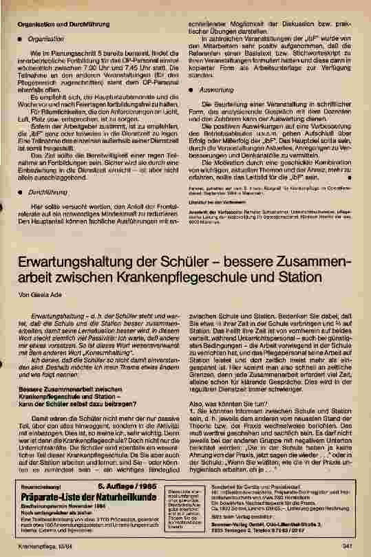 Vorschauseite 3: Innerbetriebliche Fortbildung - Möglichkeiten, Planung, Organisation Durchführung