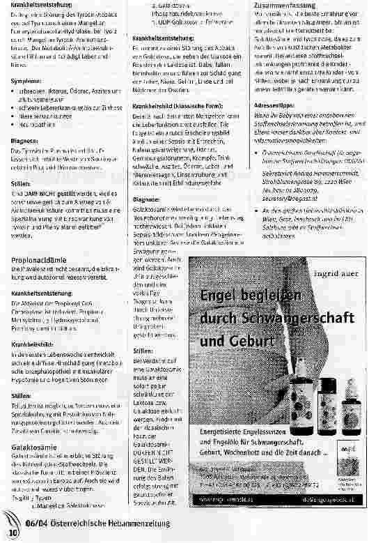 Vorschauseite 2: Angeborene Stoffwechselerkrankungen