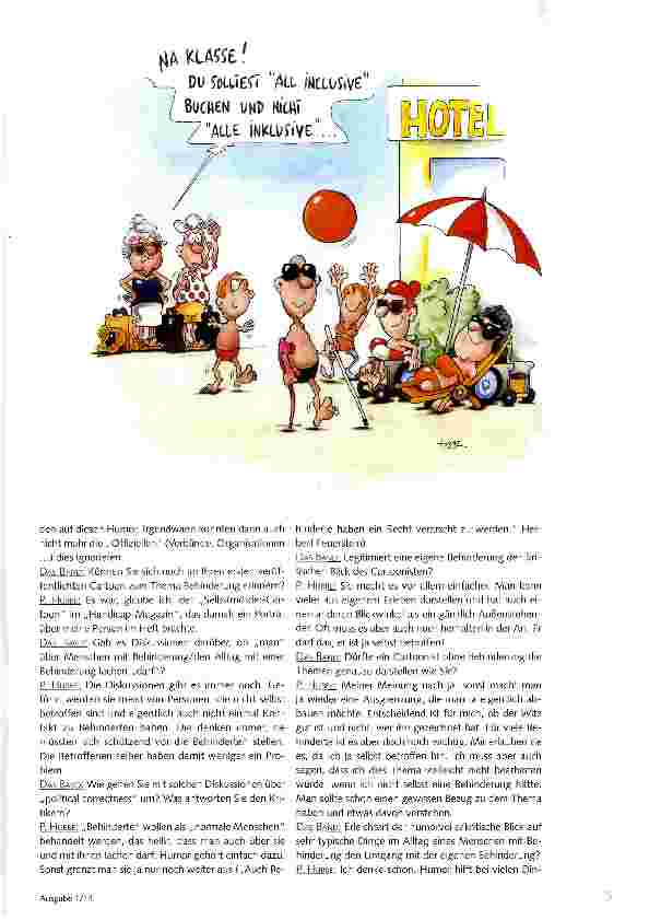 Vorschauseite 2: Keine Angst vor schwarzem Humor